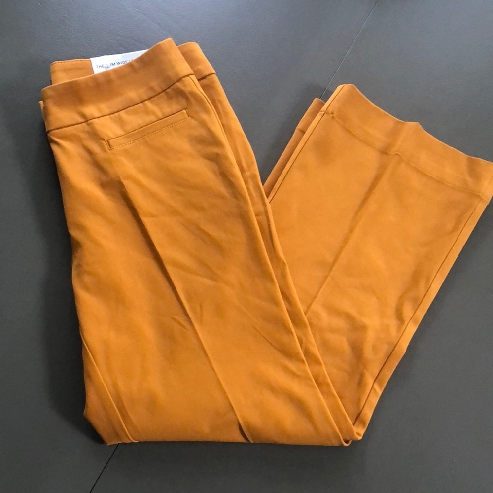 Ann Taylor Slim Wide Leg High Rise Pants